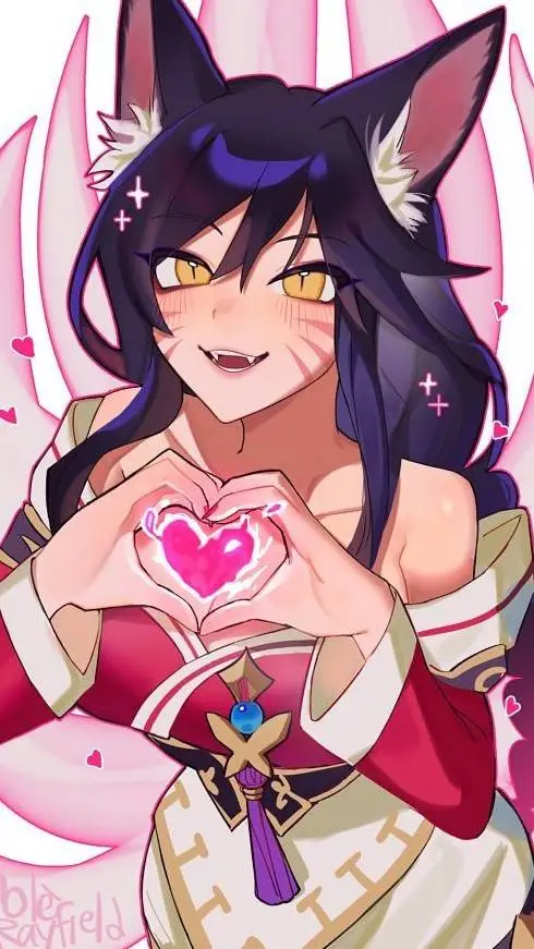ai character: ahri lol background
