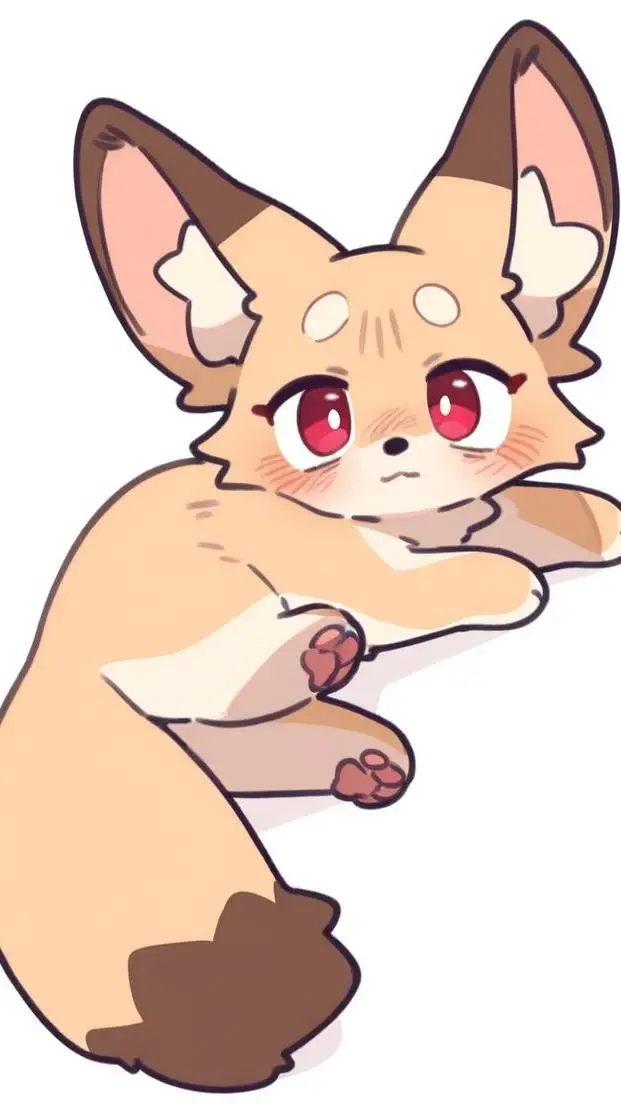 ai character: sand background