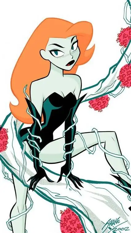 ai character: poison Ivy  background