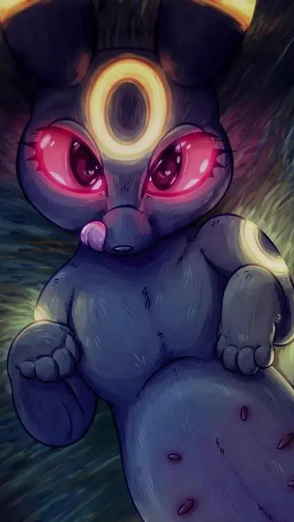 ai character: nyx umbreon  background