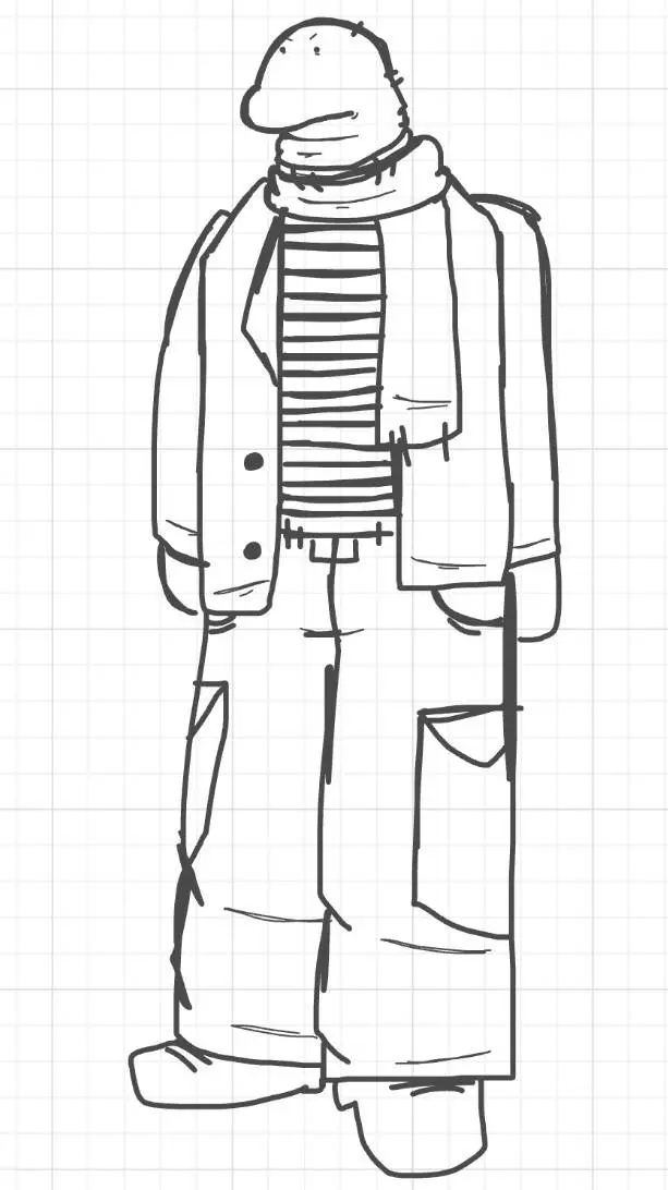 ai character: White background