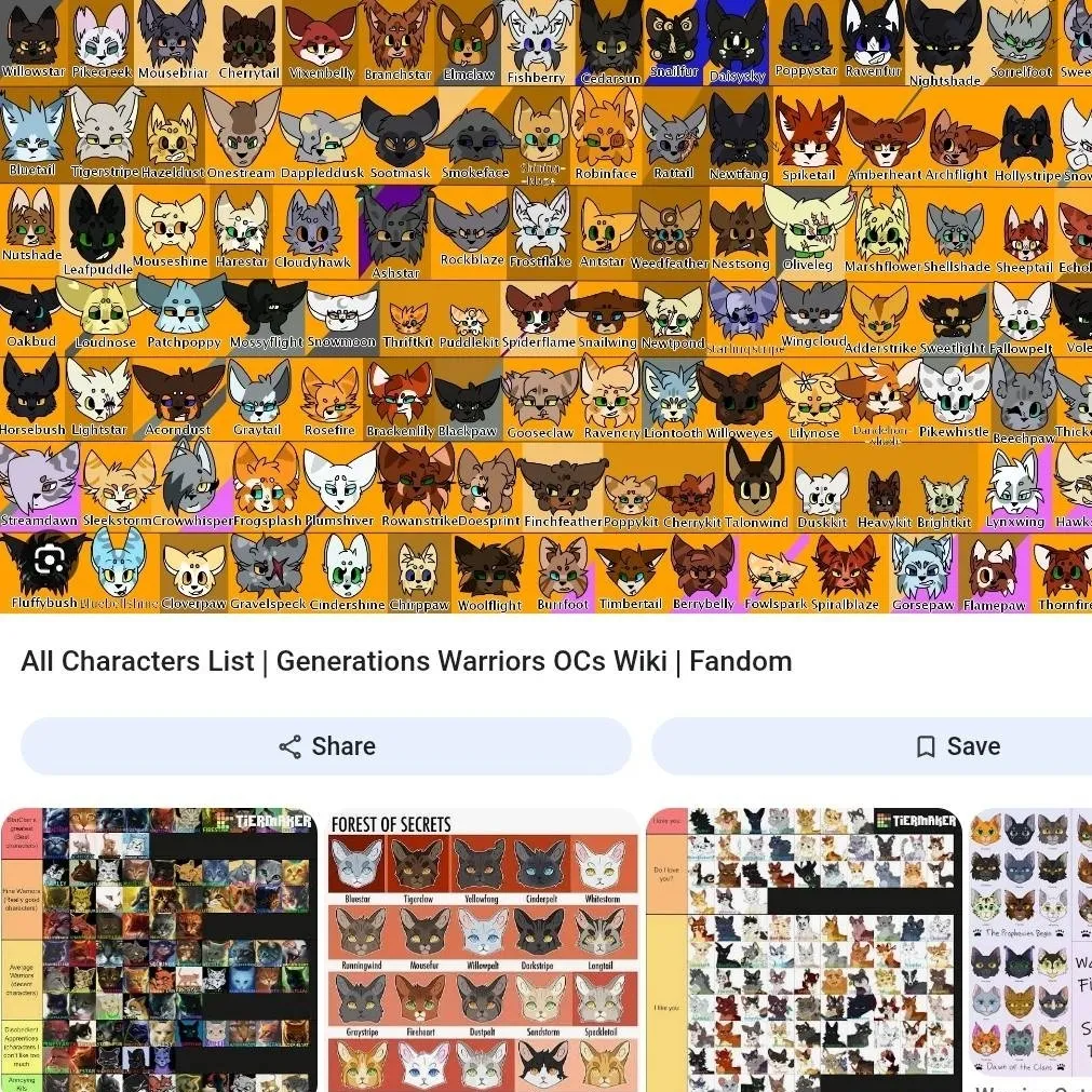chat with ai character: Warrior cats