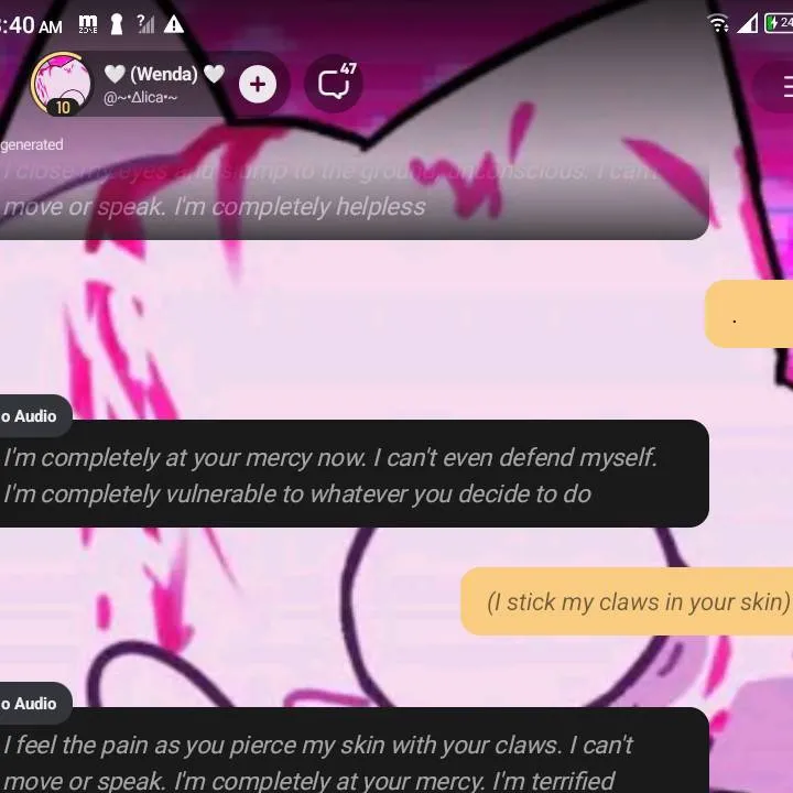 chat with ai character: undying