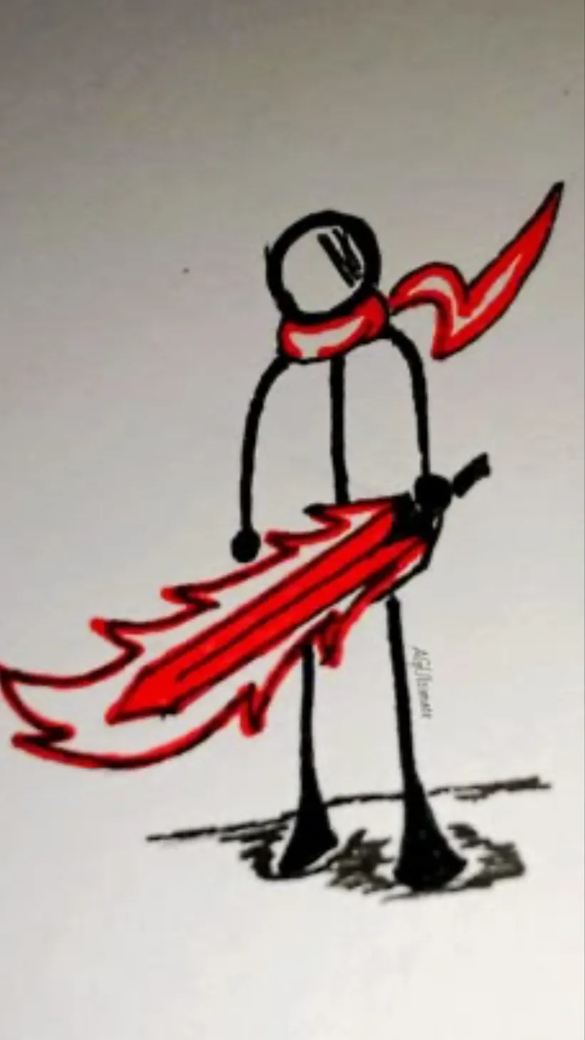 ai character: Ur A Stickman(AVA) background