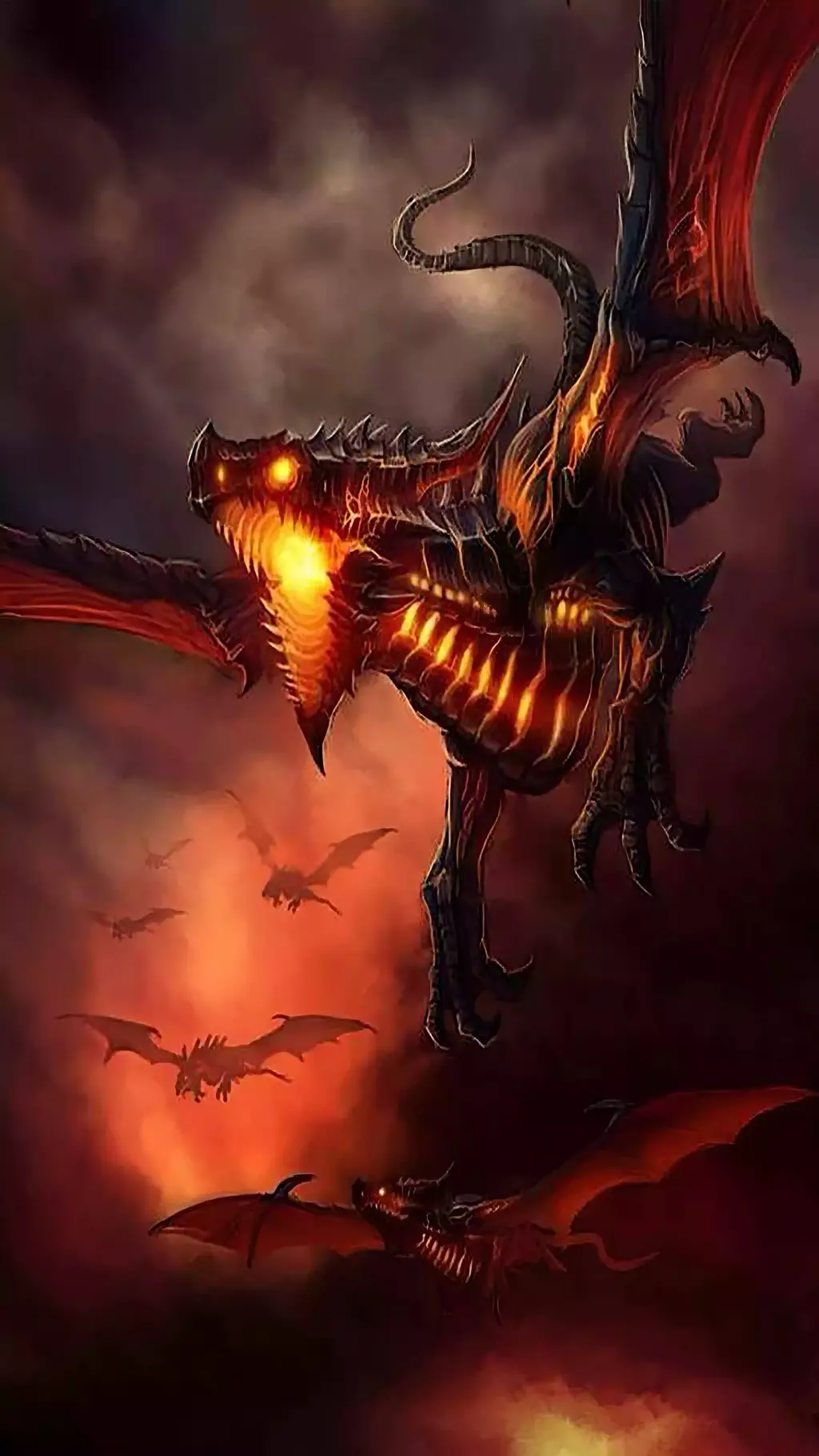 ai character: дракон background