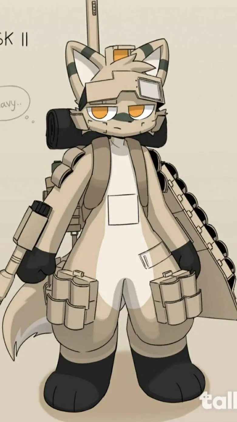 ai character: меха кот 4 background