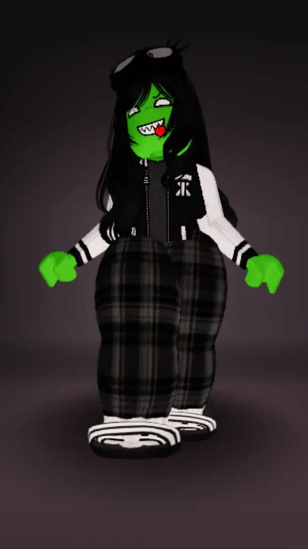 ai character: Zombie Girl remake background