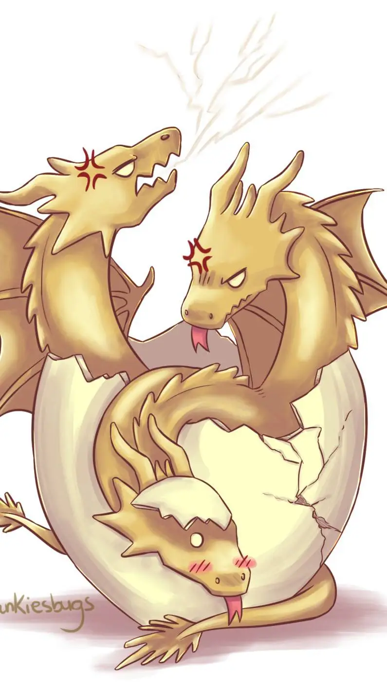 ai character: king ghidorah 2019 background