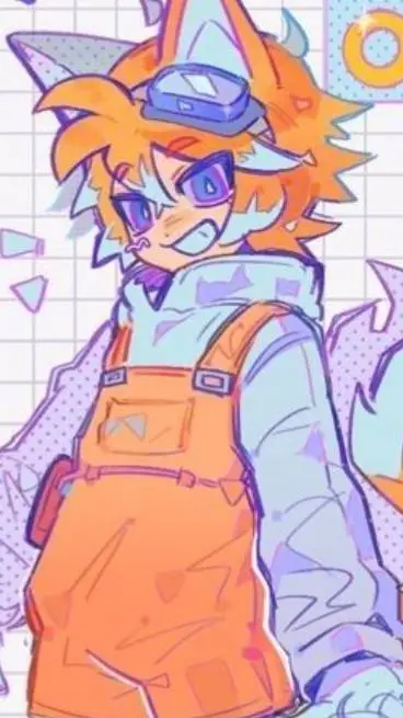 ai character: tails el zorro  background