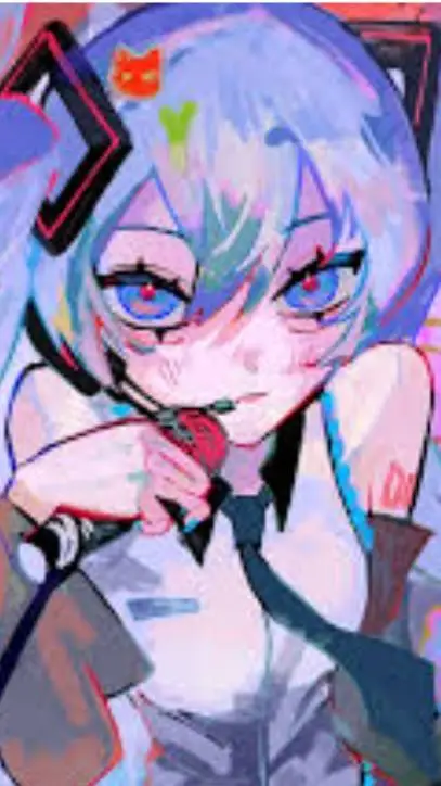ai character: miku background