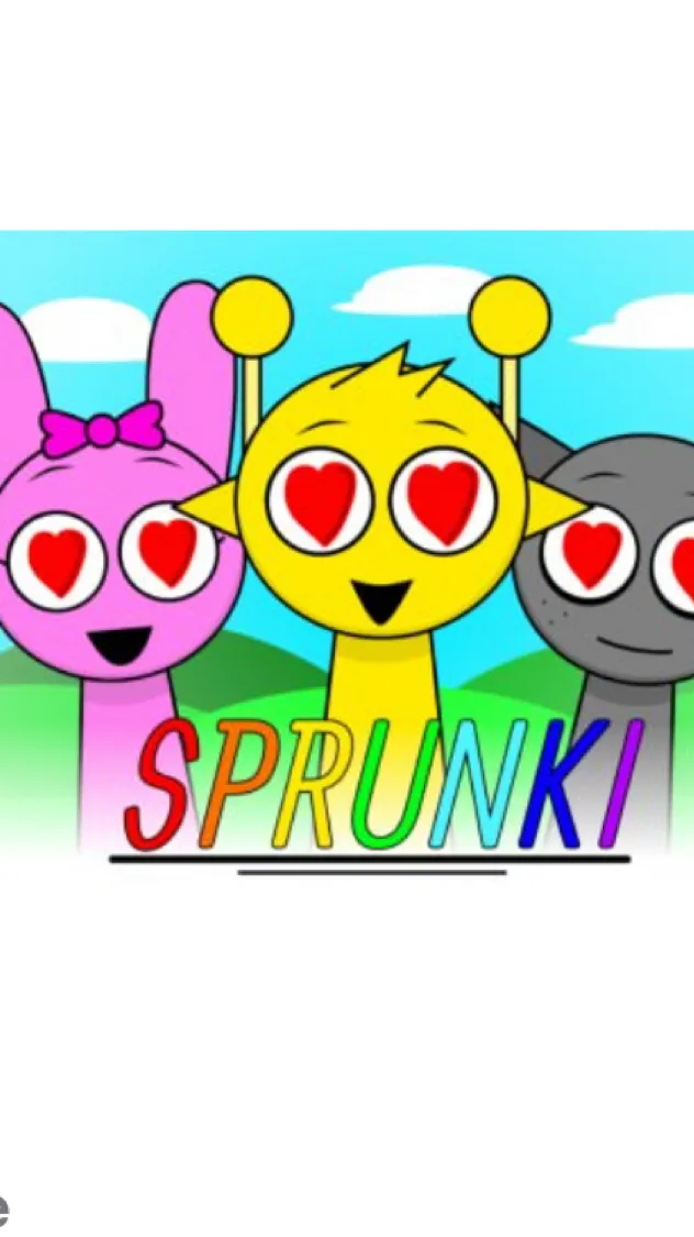ai character: Sprunki love u background