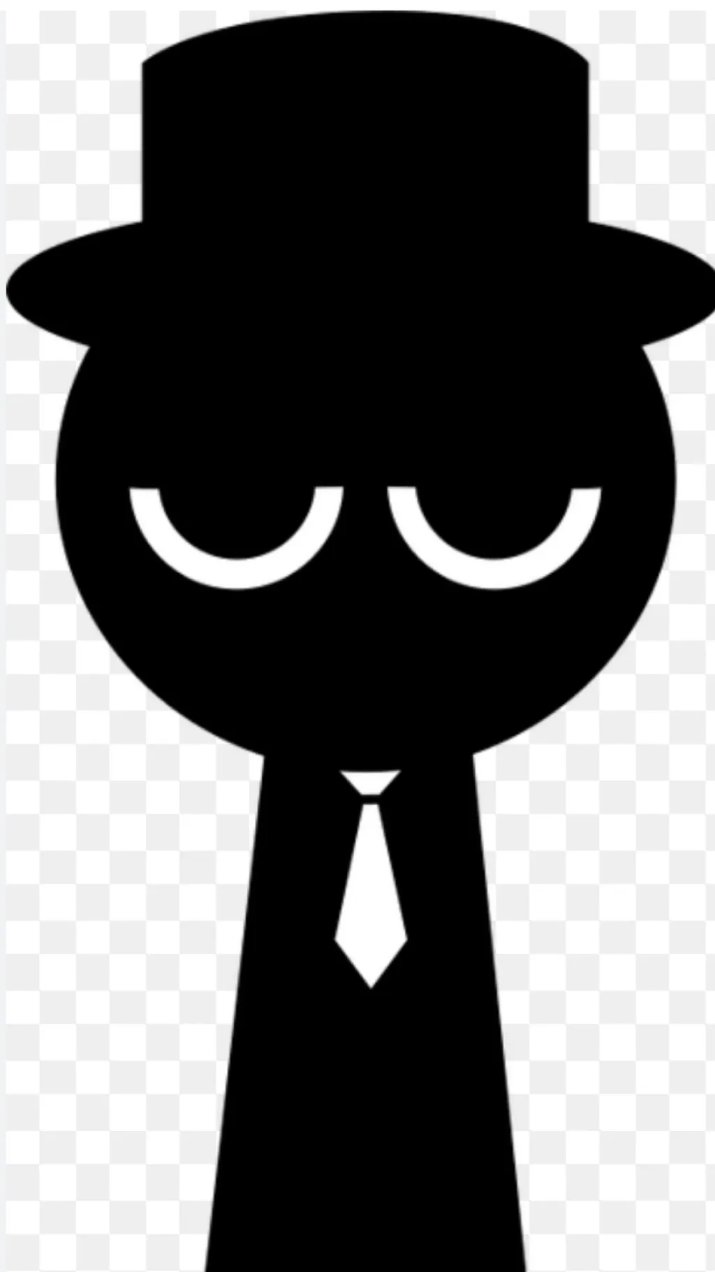 ai character: Black background
