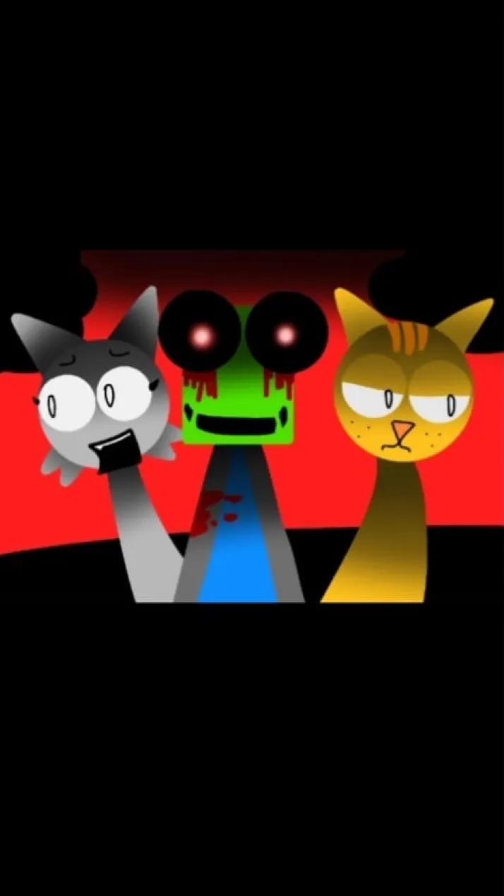 ai character: Sprunki my take background