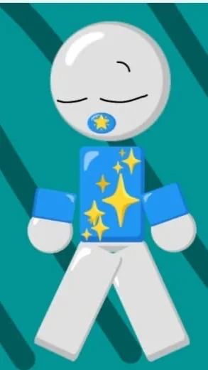 ai character: Emoji baby background