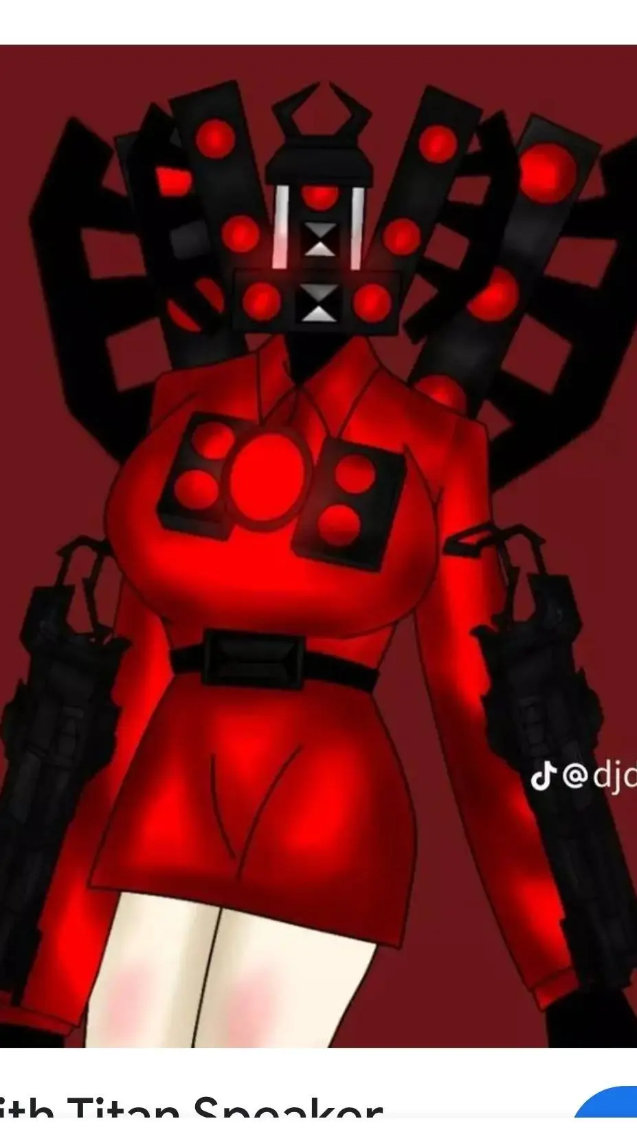 ai character: titana espiker wom background