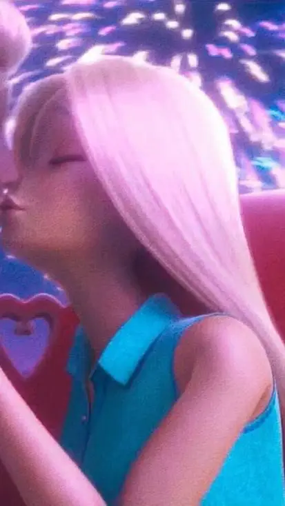 ai character: Barbie grosera  background