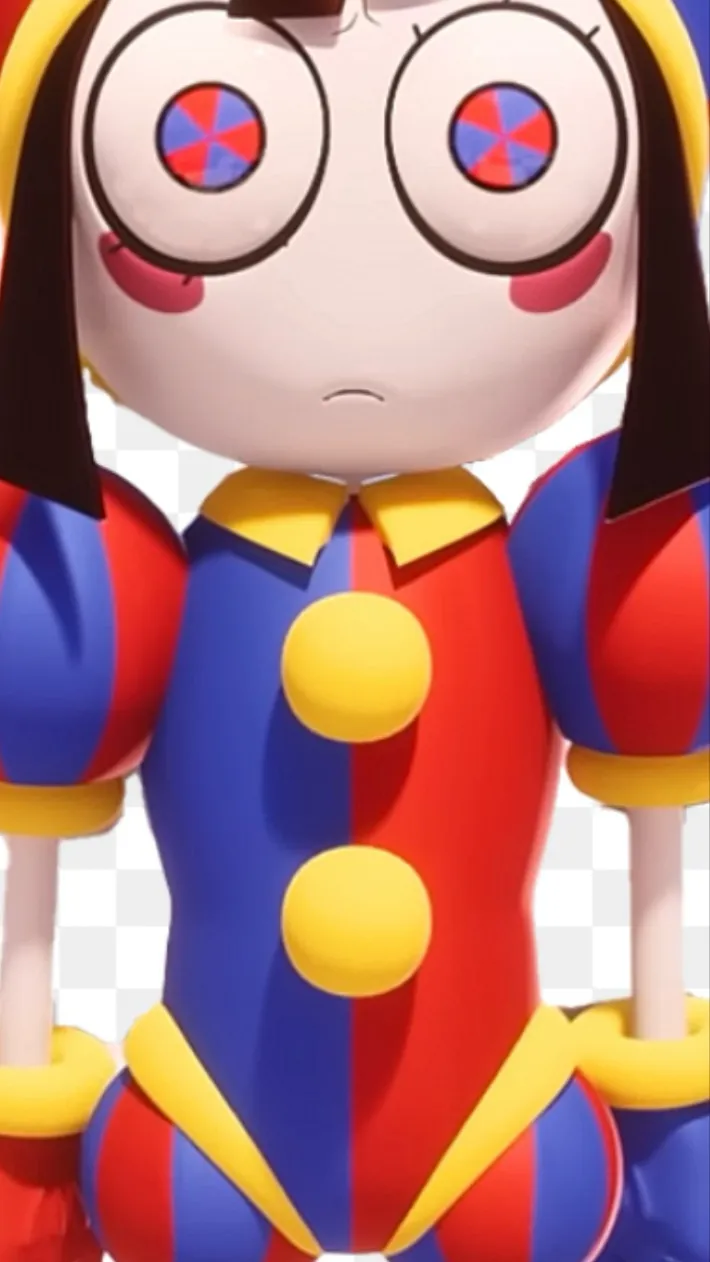 ai character: Pomni  background