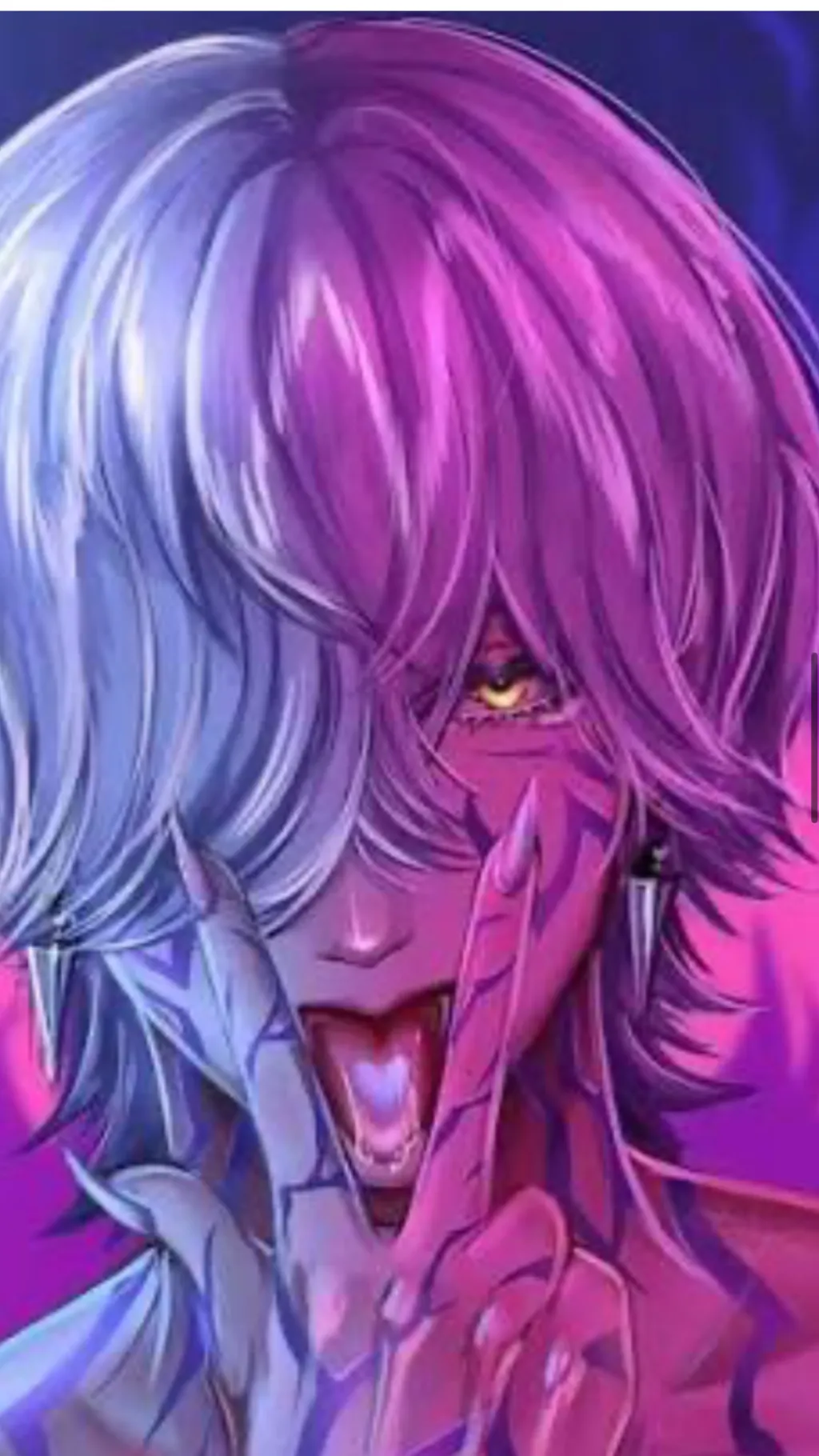 ai character: Demon mystery saja background