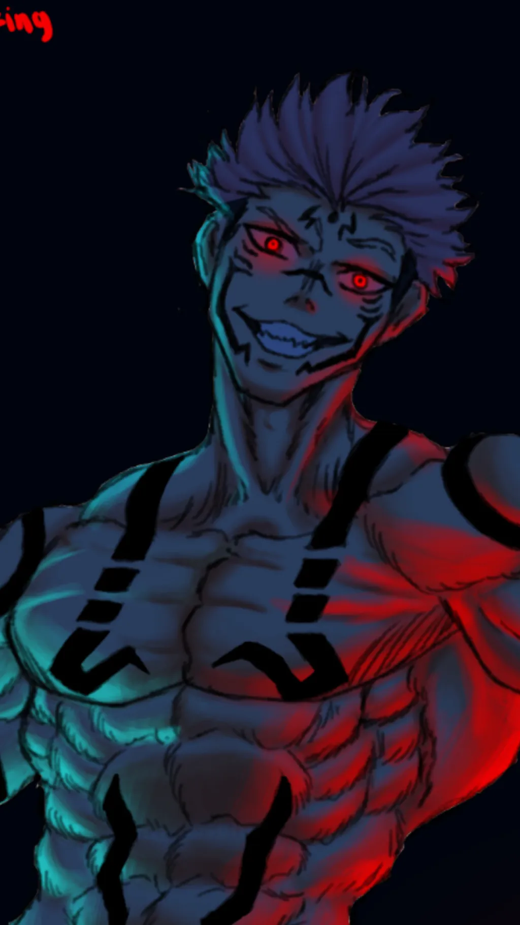ai character: Sukuna  background