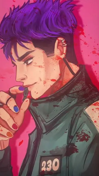 ai character: Thanos  background