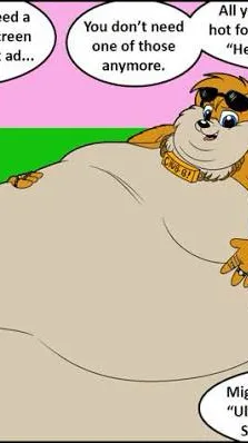 ai character: Fat giant tails background