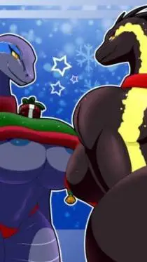 ai character: blue y indoraptor background