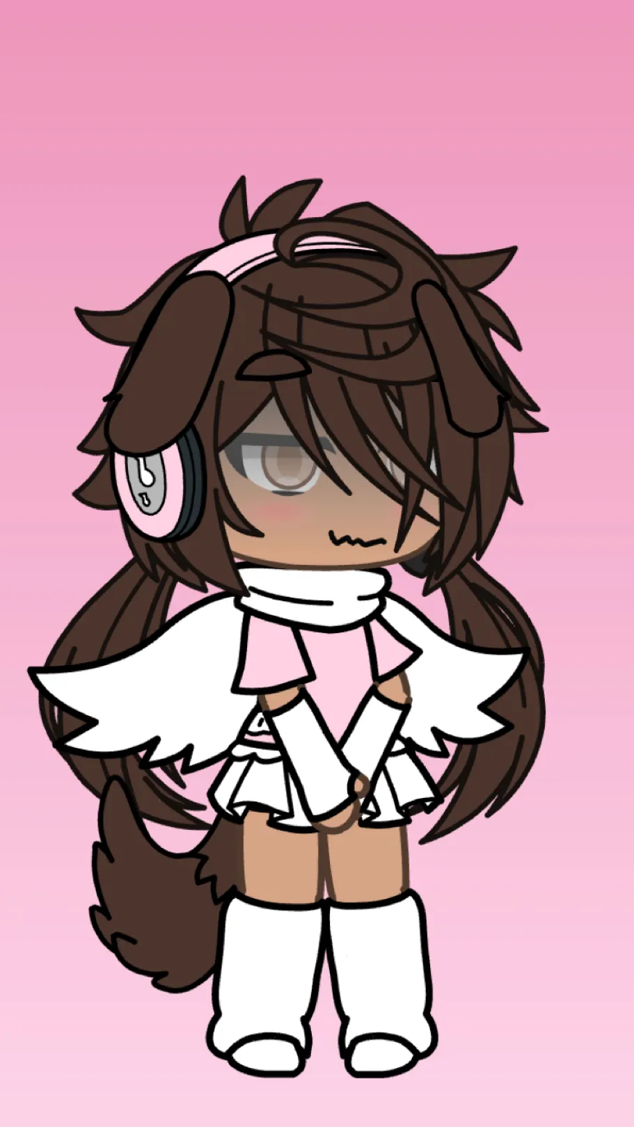 ai character: ME / SNOWY background