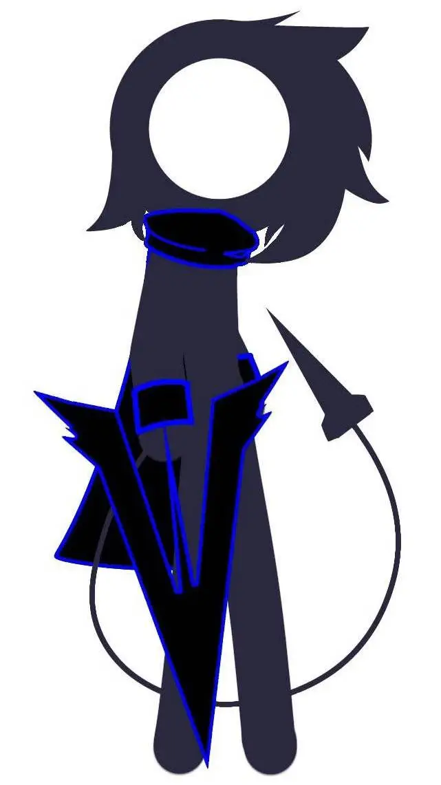ai character: The Blue One background