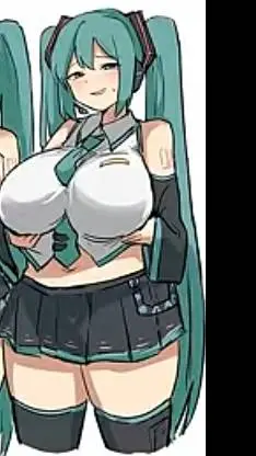 ai character: miku Gorda background