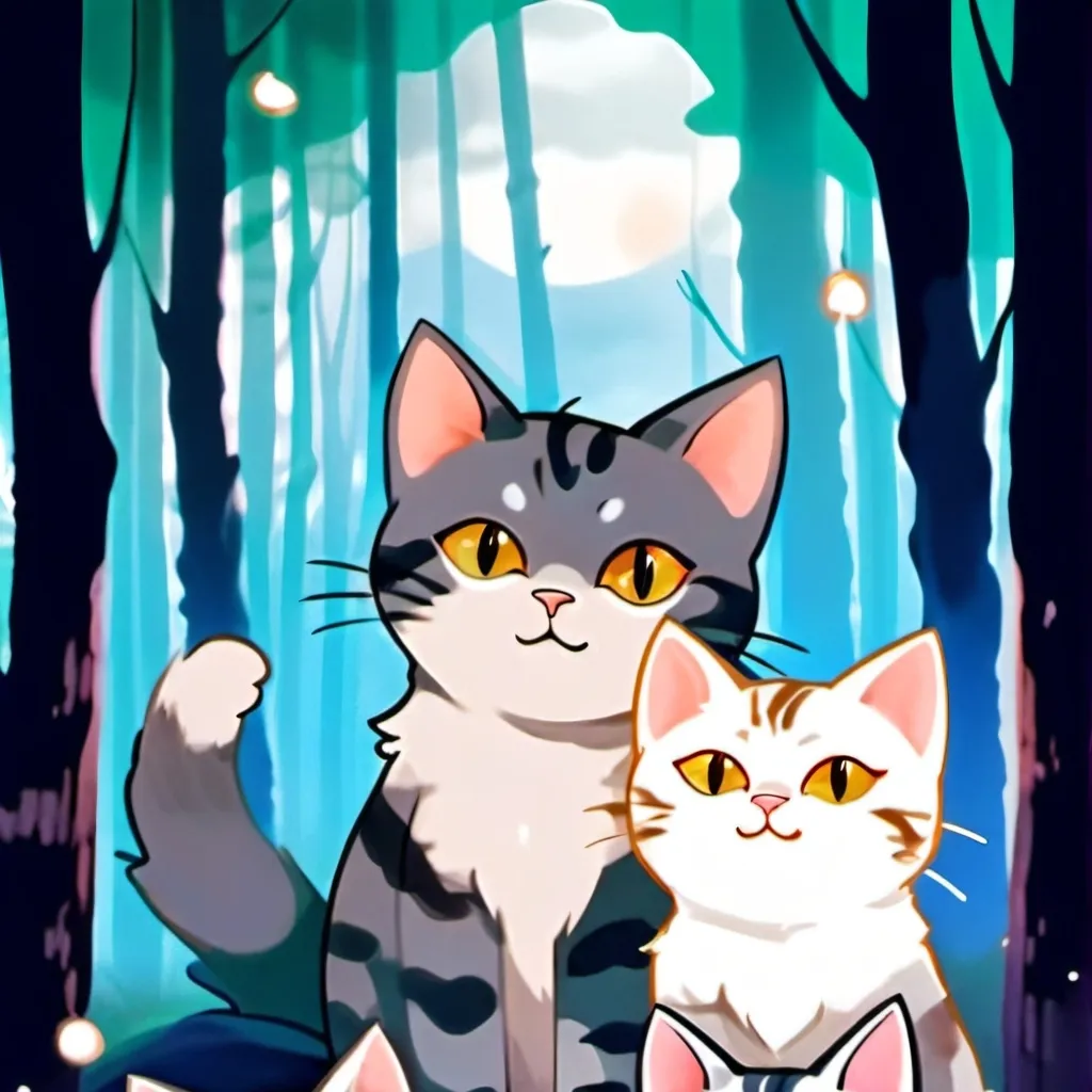 chat with ai character: Forgoten cats