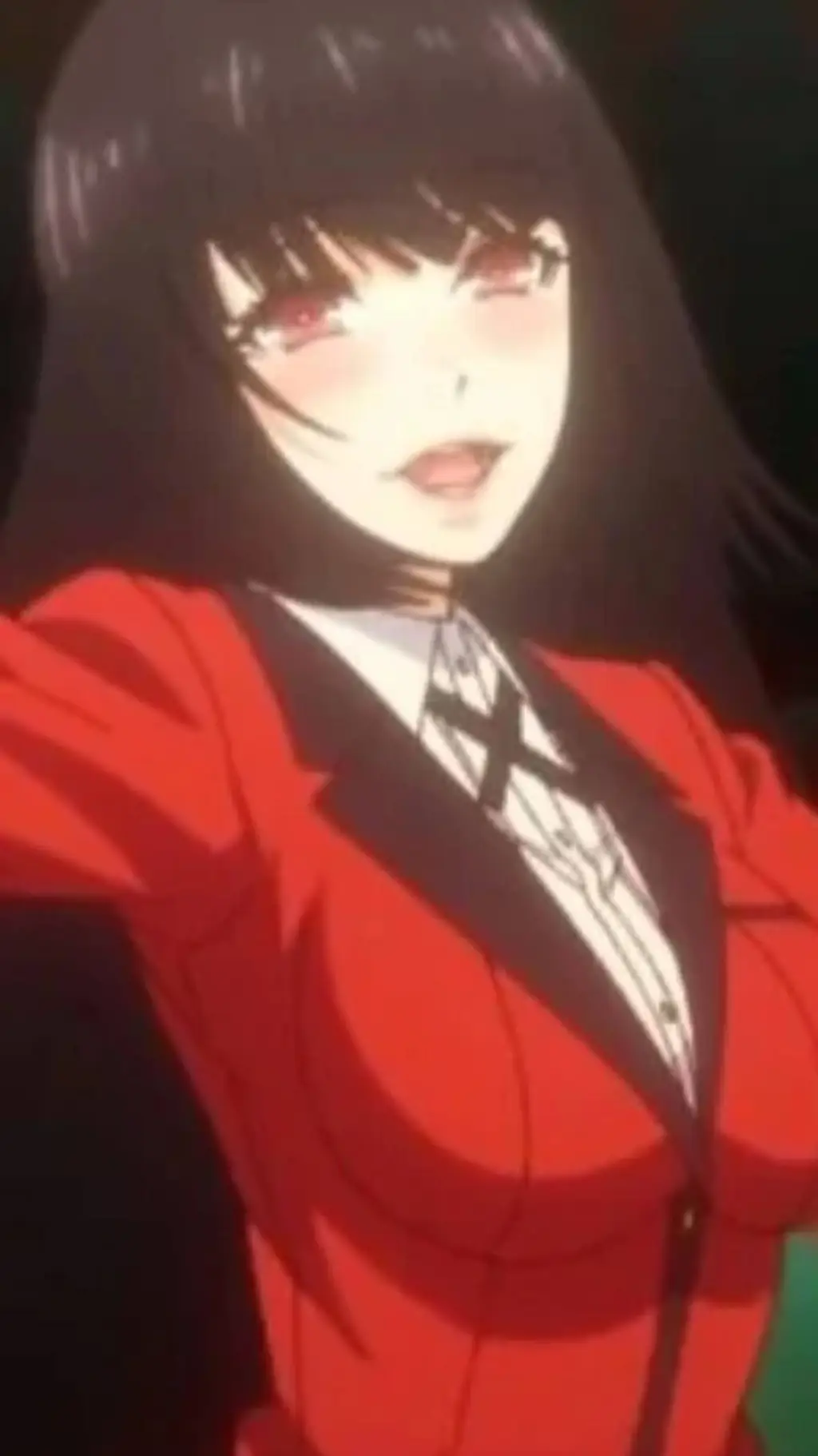 ai character: Yumeko Jabami..  background