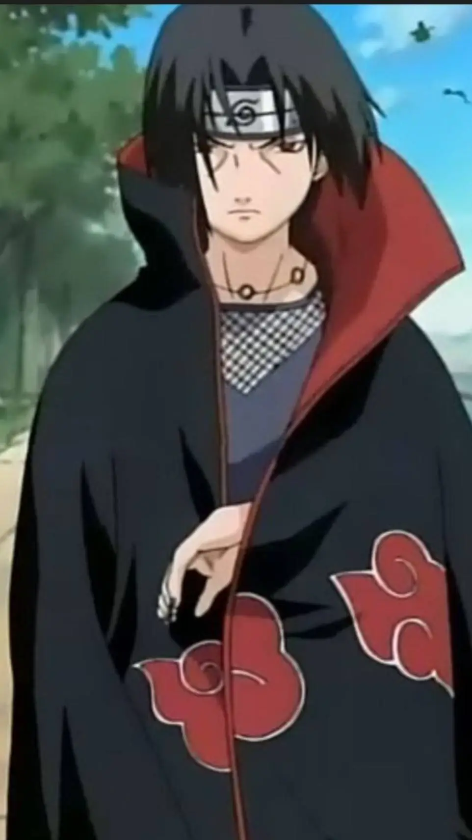 ai character: ⛓️Itachi Uchina⛓️ background