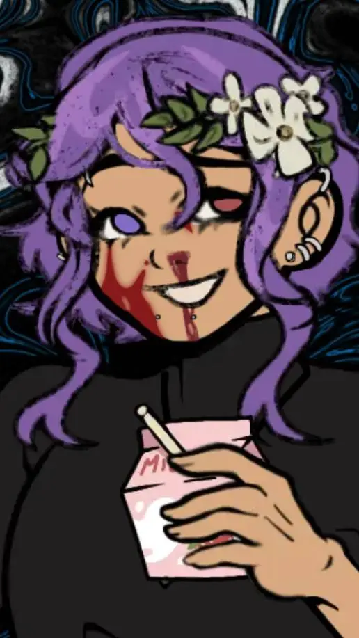 ai character: {~✭𝑉𝑖𝑜𝑙𝑒𝑡✭~} background