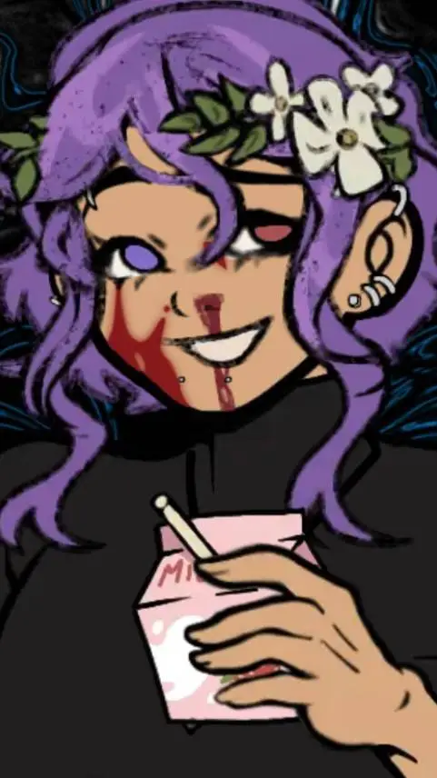 ai character: Violet <3 background