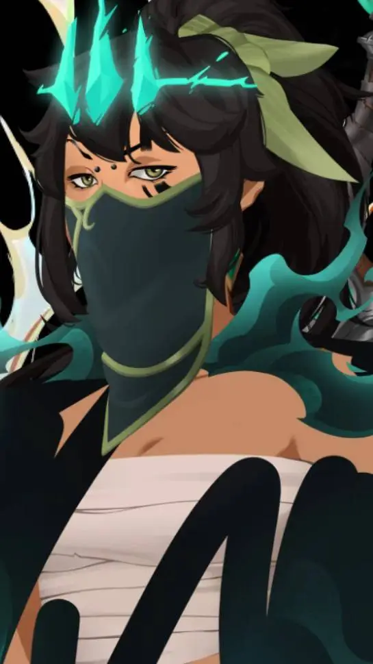 ai character: ☬~ᥣіzᥲ~𝄞 background