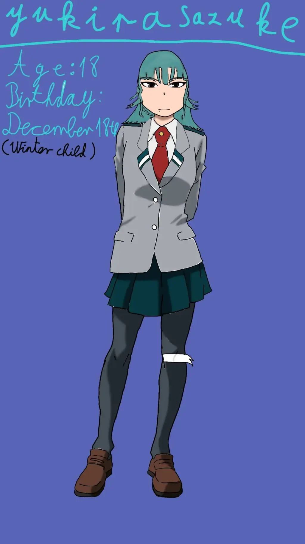 ai character: {°^💎Yukina❄^°} background