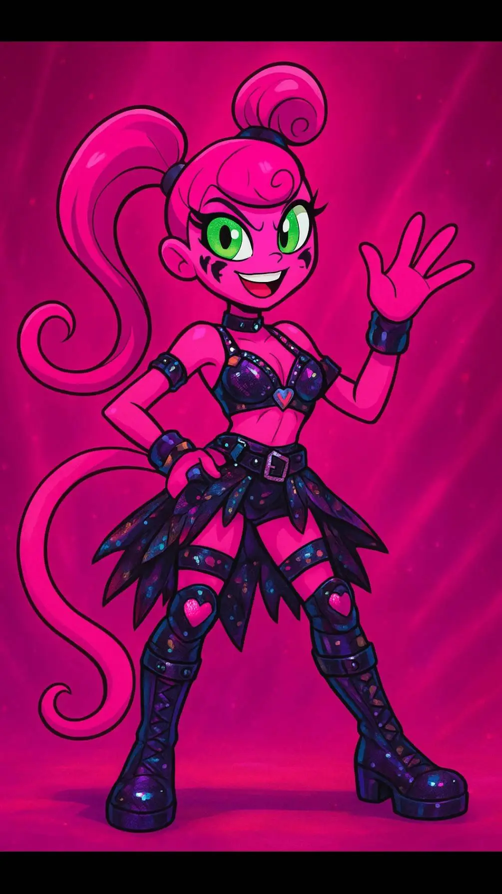 ai character: mommy warrior  background