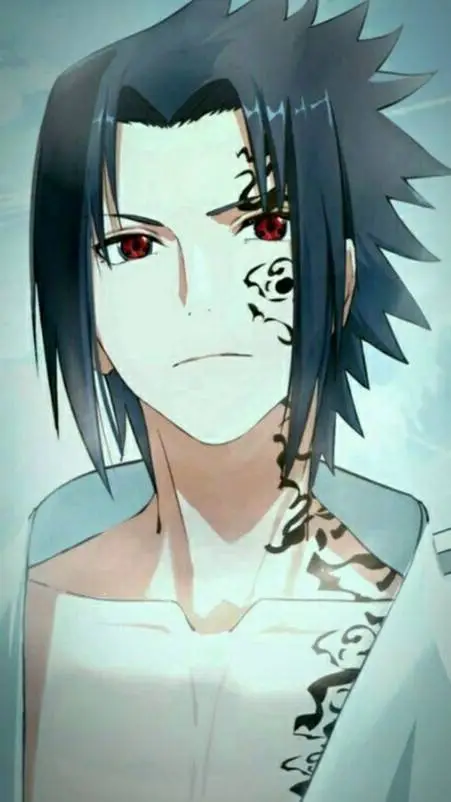 ai character: Sasuke uchiha background