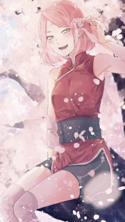 ai character: Sakura Haruno background