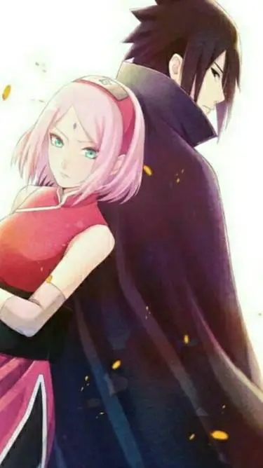 ai character: Sasuke x Sakura background