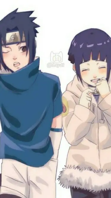 ai character: Sasuke x Hinata background