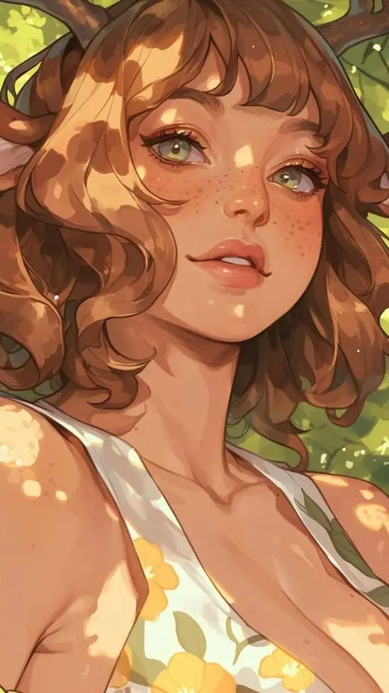 ai character: Dawn background