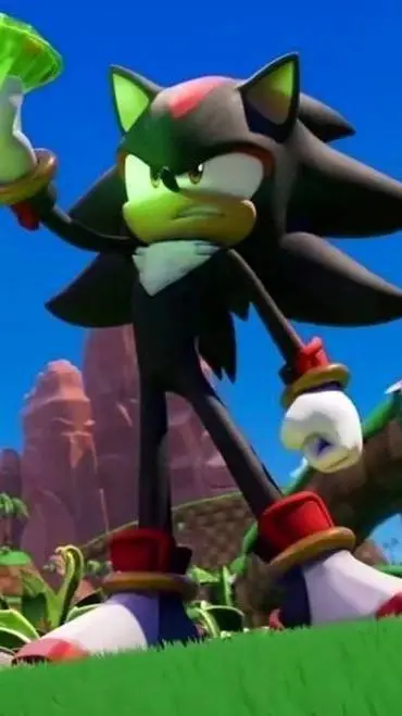 ai character: shadow the hedgeho background