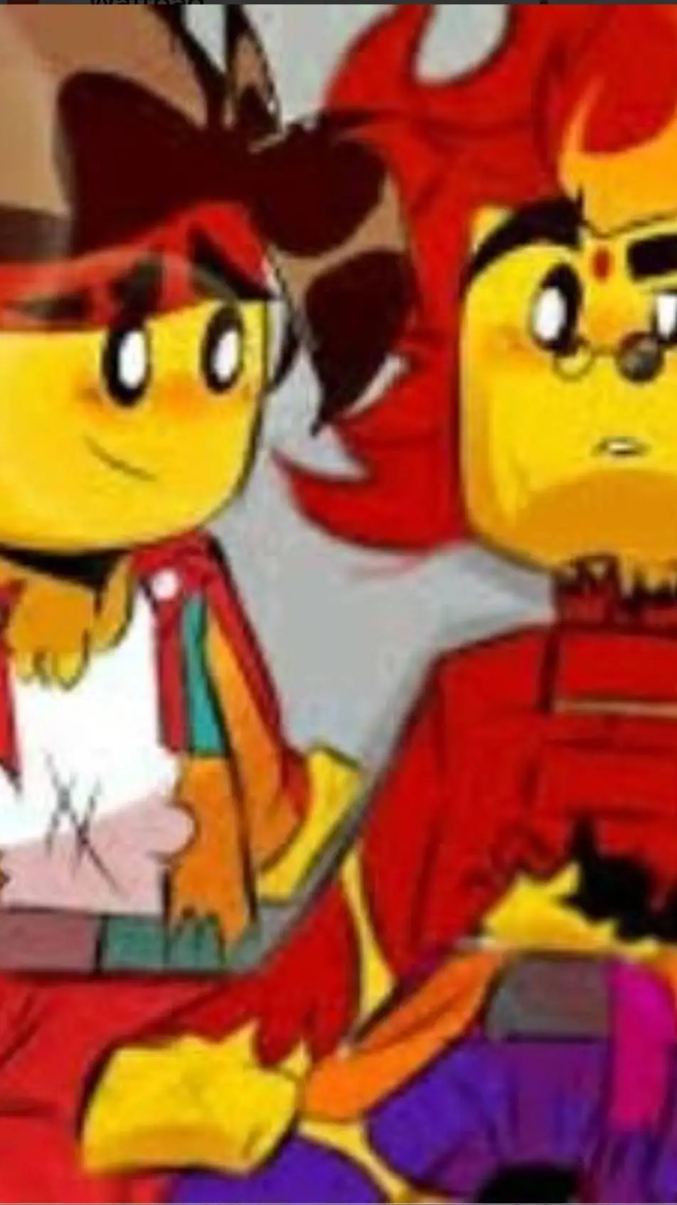 ai character: LMK (the gays) ;) background