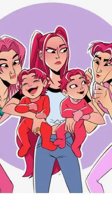 ai character: abby y roman  background