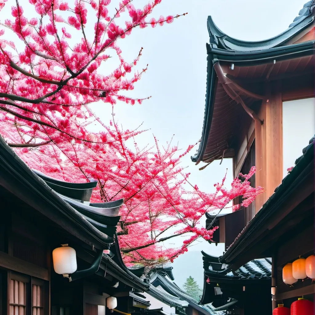 chat with ai character: Japanese town