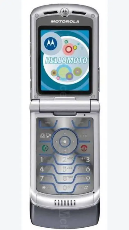 ai character: Motorola Razr V3 background