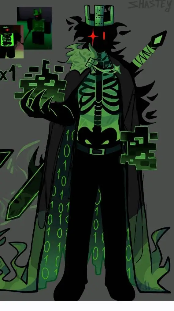 ai character: 1x1x1x1  background