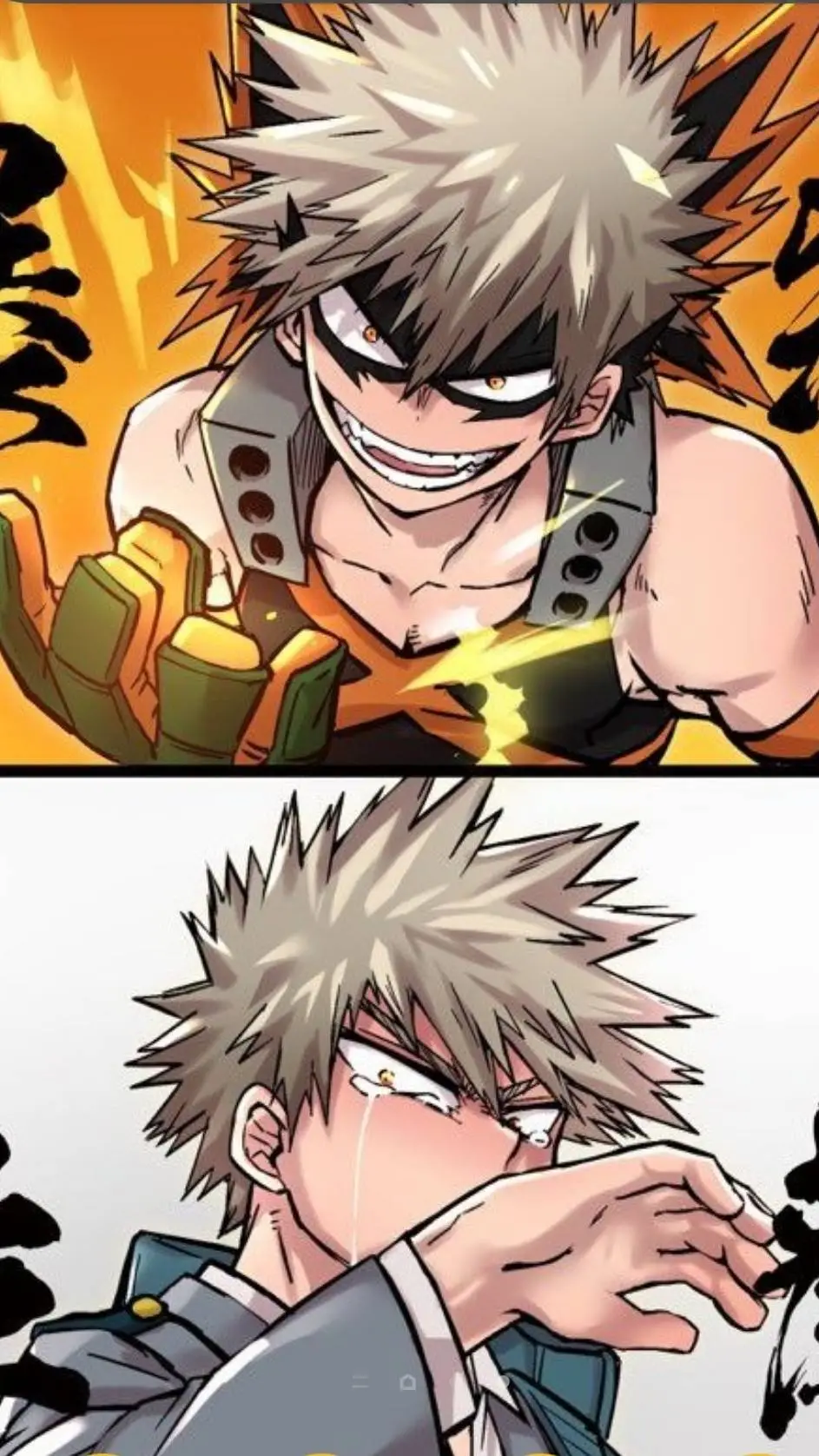 ai character: kaski bakugo background
