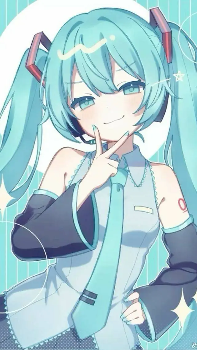 ai character: ★miku★ background